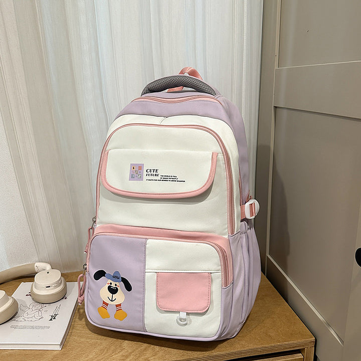 Stylischer Mehrfach-Taschen Schulrucksack