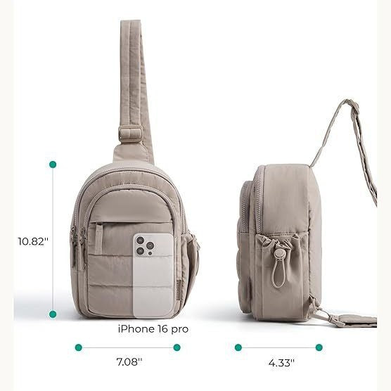 Modulare Crossbody-Tasche mit Mehreren Fächern Karnz