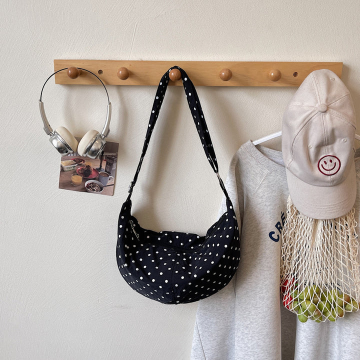 Punkte Druck Schlampige Schultertasche