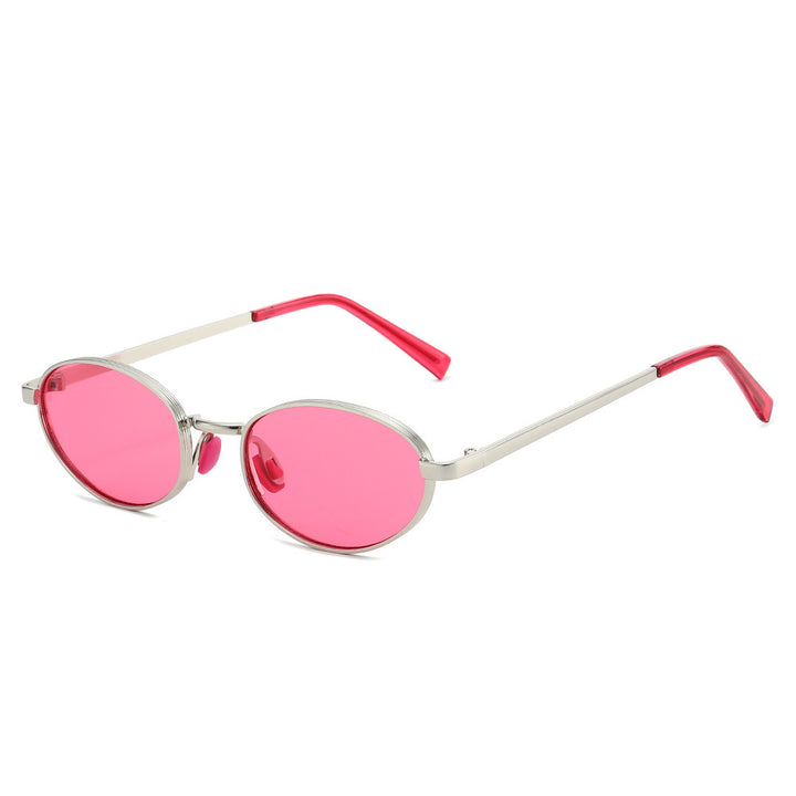 Moderne ovale Rahmen Sonnenbrille Karnz
