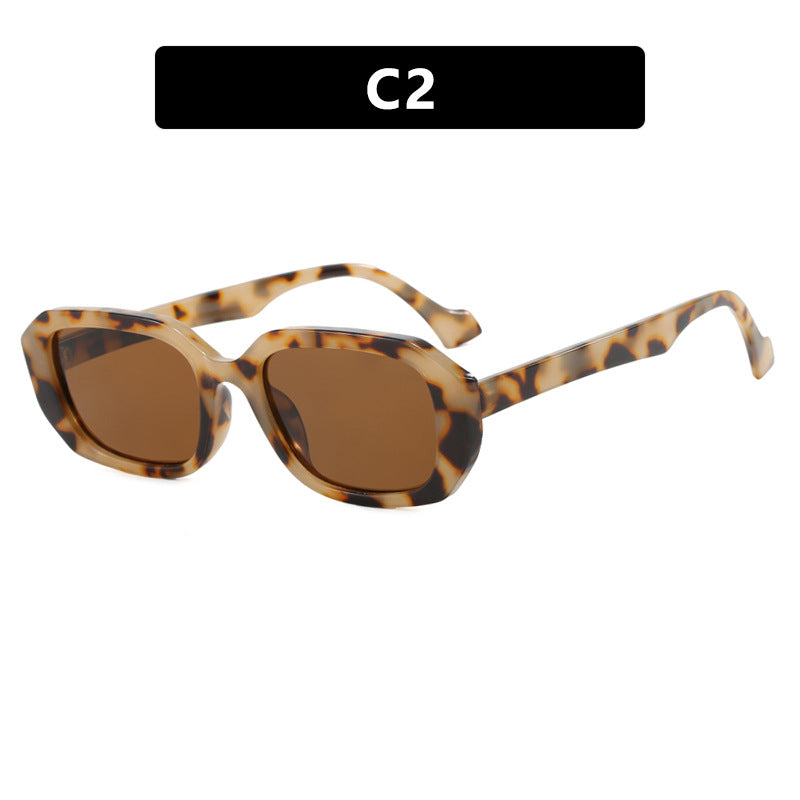 Damen modische Sonnenbrille mit elegantem geometrischen Design Karnz