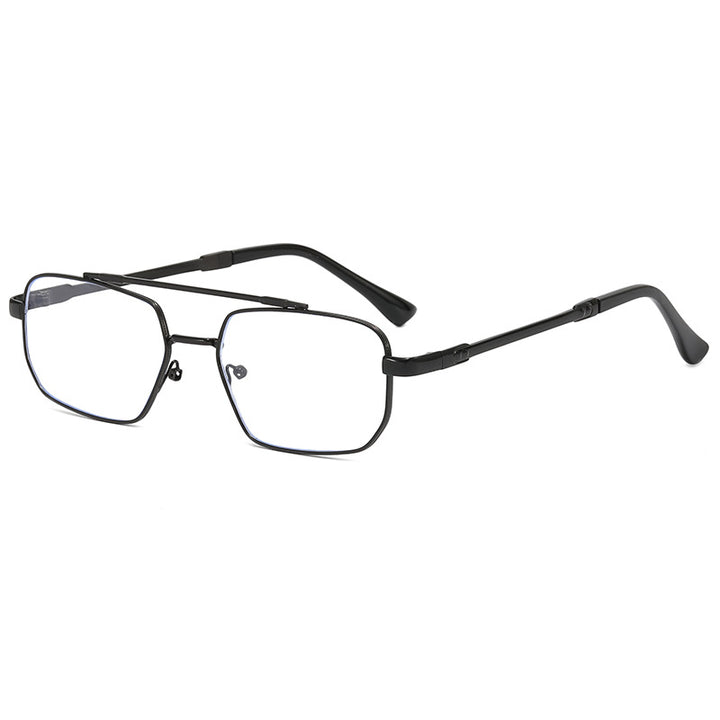 Damen modische geometrische Brille mit leichtem Metallrahmen Karnz