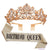 Damen Glitzernde Tiara mit "Birthday Queen"-Schärpe Karnz