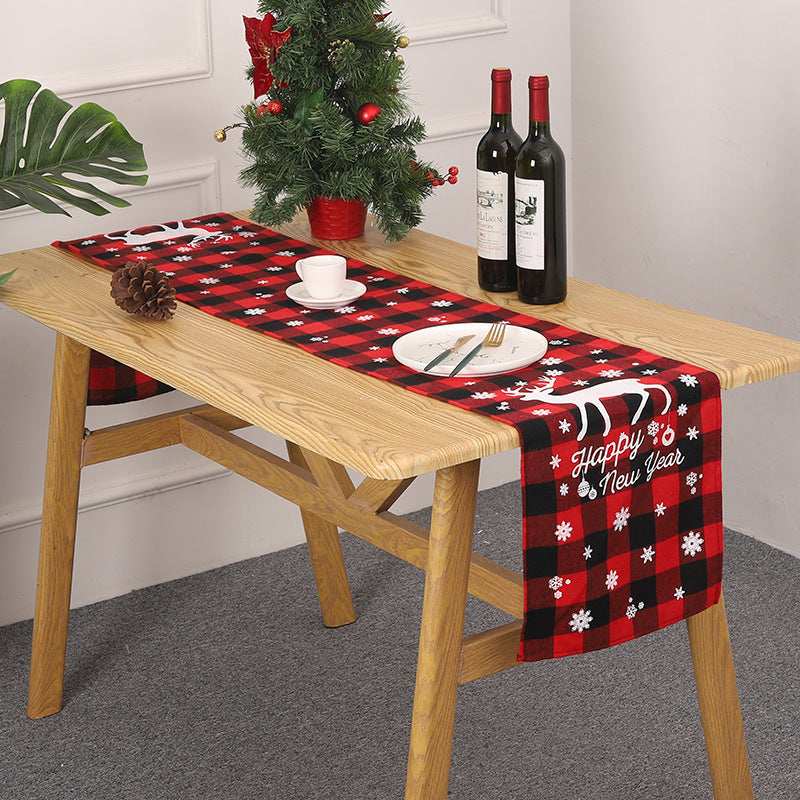 Festlicher Tischläufer mit Weihnachtsmotiv Karnz