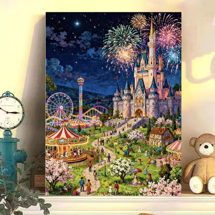 Fantasy Park Abenteuer Wandkunst Karnz