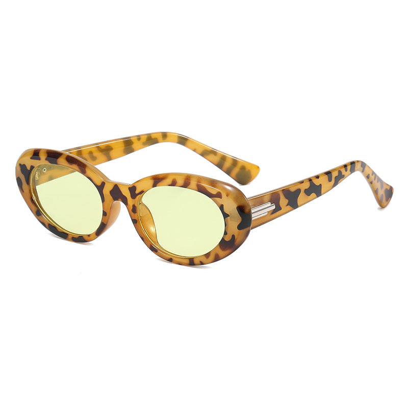 Damen elegante ovalförmige Sonnenbrille mit hochwertigen Gläsern Karnz