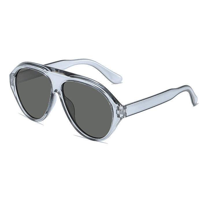 Trendsetzende Übergroße Retro Sonnenbrille Karnz