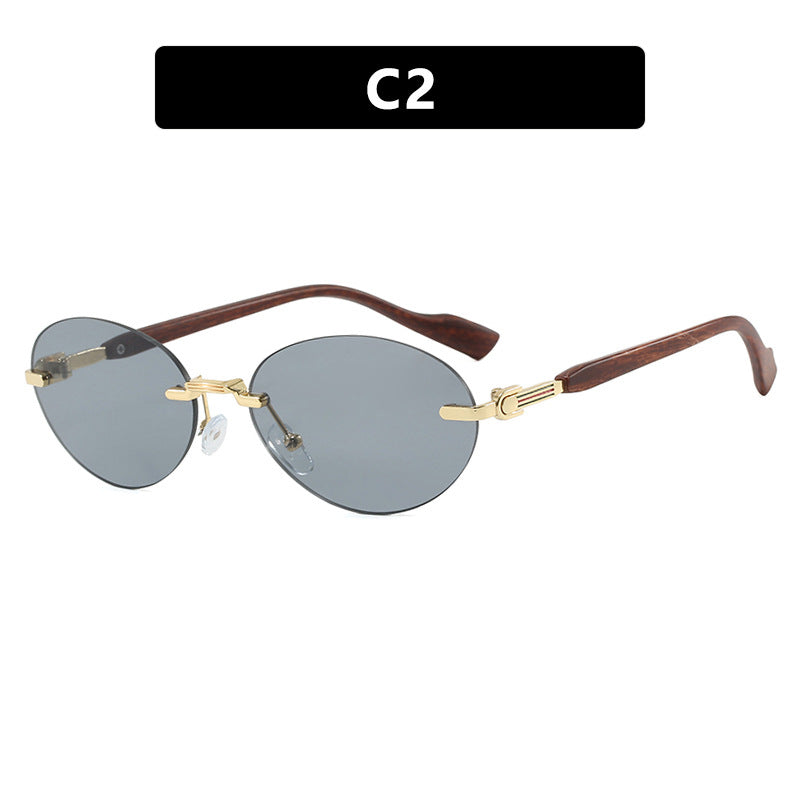 Damen modische Sonnenbrille im eleganten Retro-Stil mit hochqualitativen Gläsern und Holzdetails Karnz