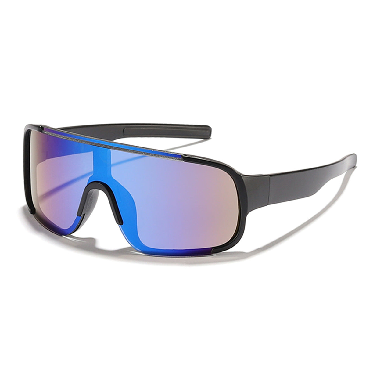 Damen Sportliche Shield-Sonnenbrille Karnz