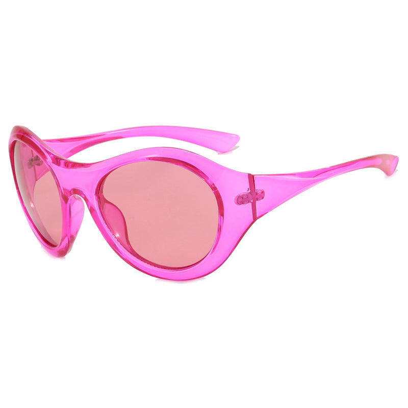 Damen Retro-inspirierte Sonnenbrille mit oversized Rahmen und schützenden Gläsern Karnz