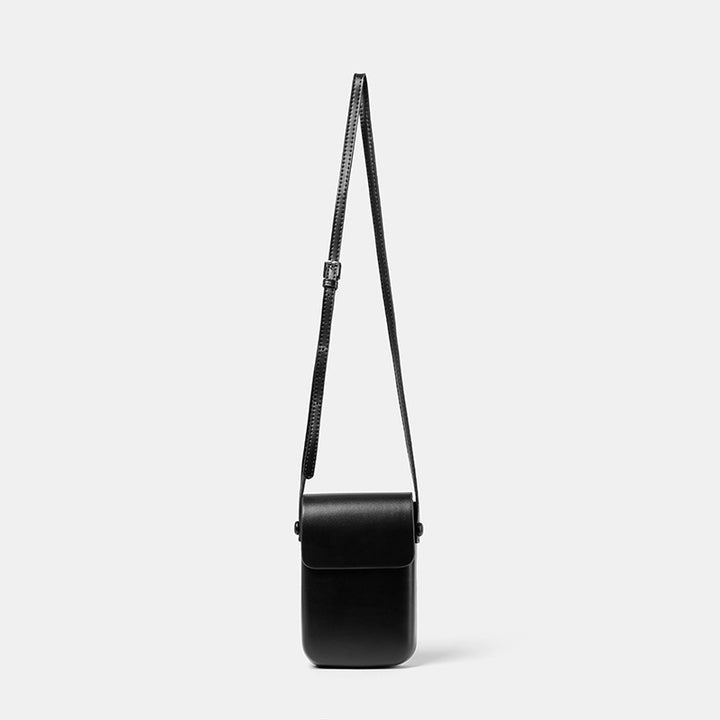 Kompakte Leder Crossbody Pouch Karnz