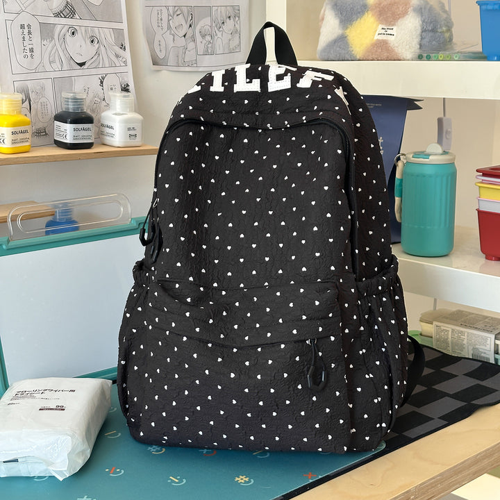 Niedlicher herzförmiger lässiger Rucksack Karnz
