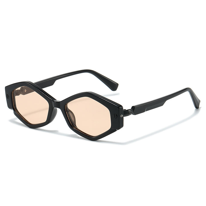 Modische hexagonale Sonnenbrille Karnz