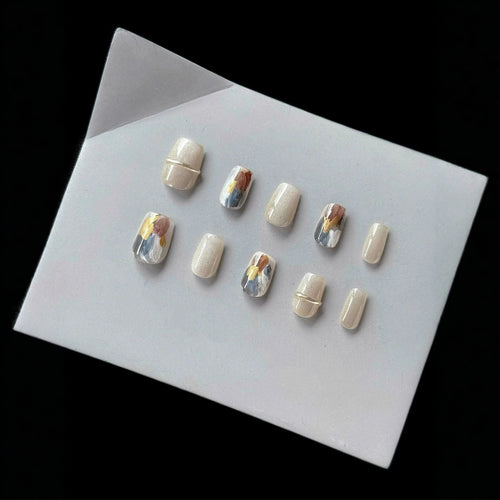 Künstlerisches Press-On Nageldesign-Set