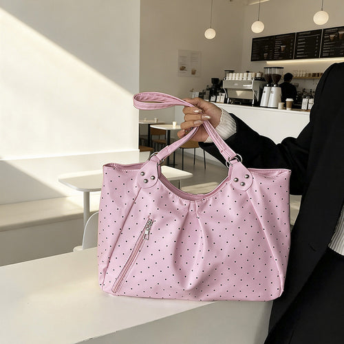 Stilvolle gepunktete Sling Bag