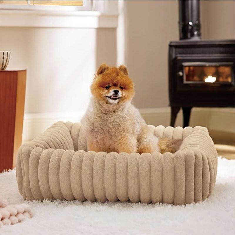 Gemütliches Plüsch-Hundebett