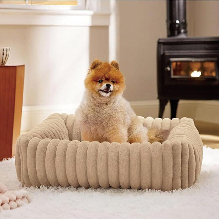 Gemütliches Plüsch-Hundebett