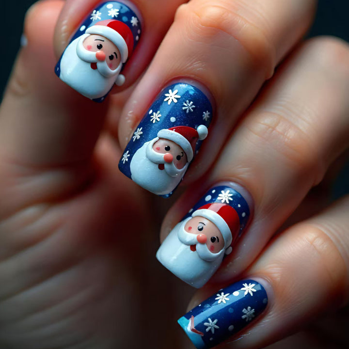 Kreative Weihnachtskunstnägel Karnz