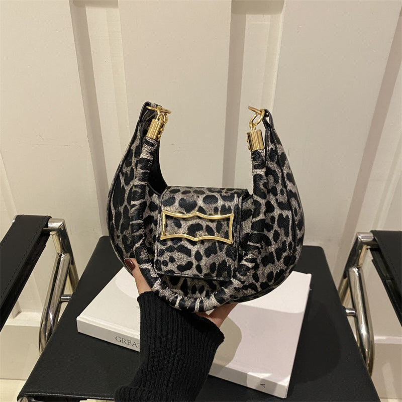 Stylische Leopardenmuster-Handtasche Karnz
