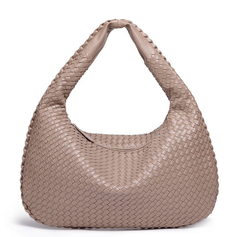Woven Leather Schultertasche Karnz