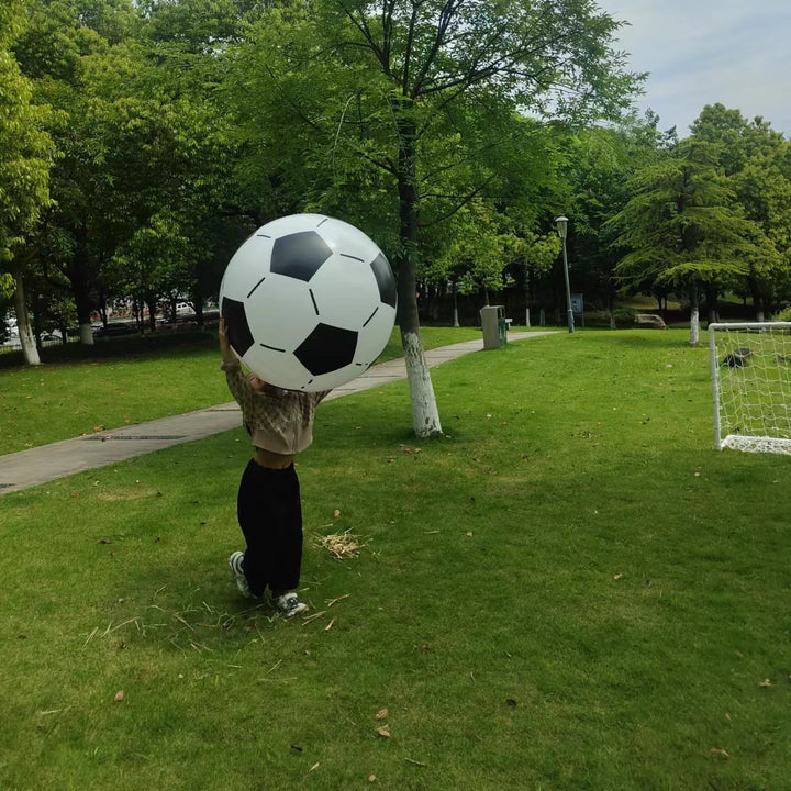 Unisex Aufblasbarer Fußballspielball mit großem Durchmesser Karnz