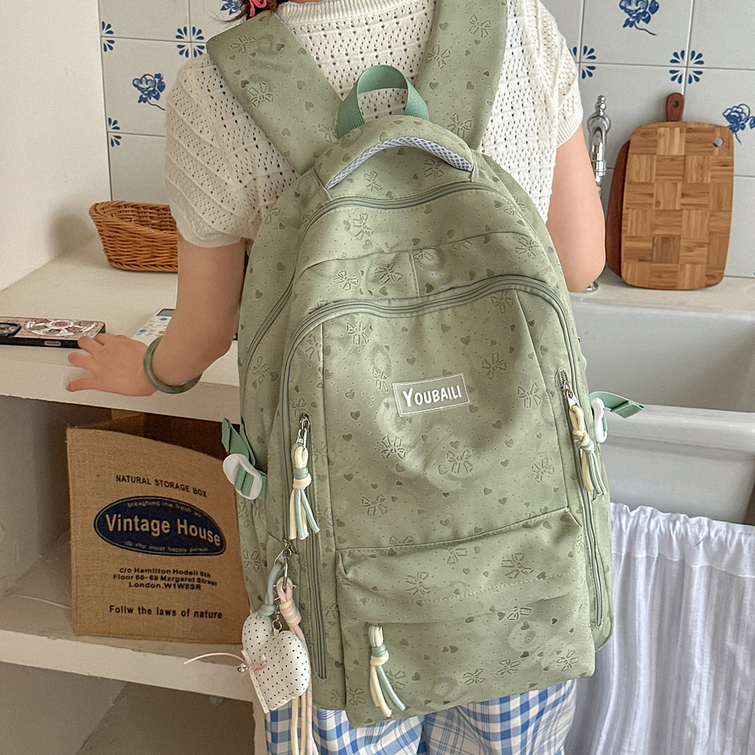 Stilvolle floral-geprägte Rucksack Karnz