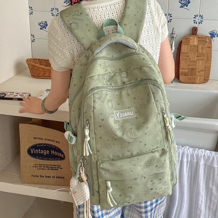 Stilvolle floral-geprägte Rucksack Karnz