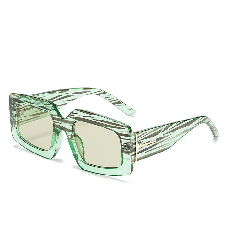 Oversized quadratische Rahmen Sonnenbrille Karnz