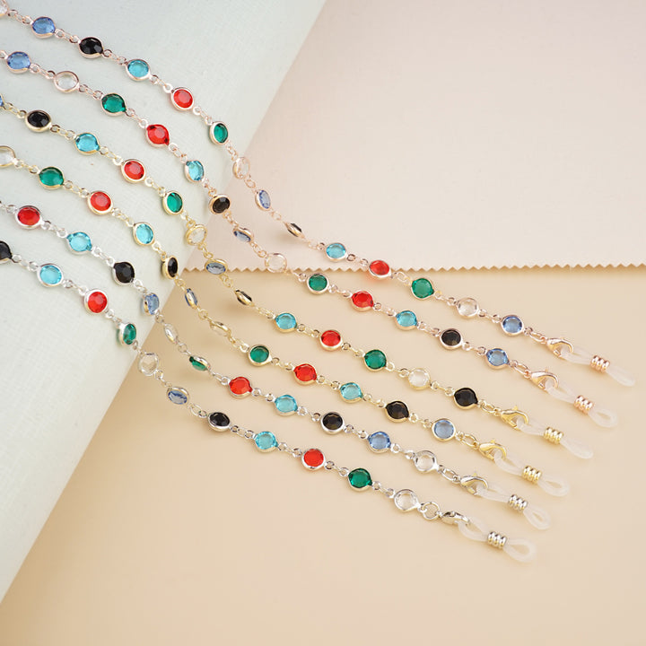 Edelstein-betonte Brillenband Karnz