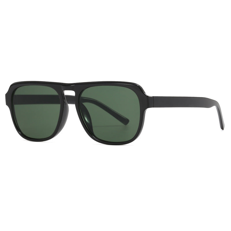 Damen moderne rechteckige Sonnenbrille mit polarisierenden Gläsern Karnz