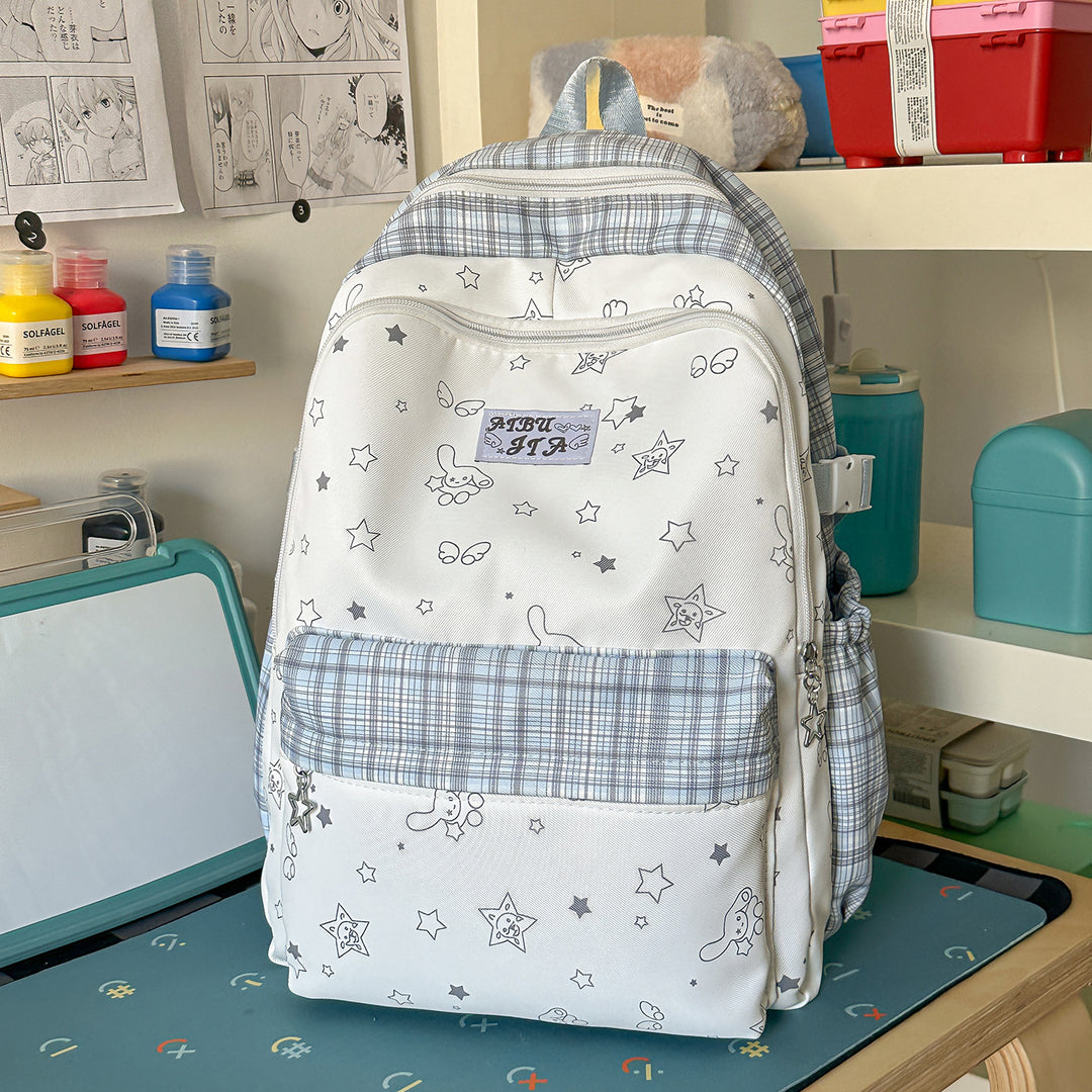 Stylischer Grafikdruck-Rucksack Karnz