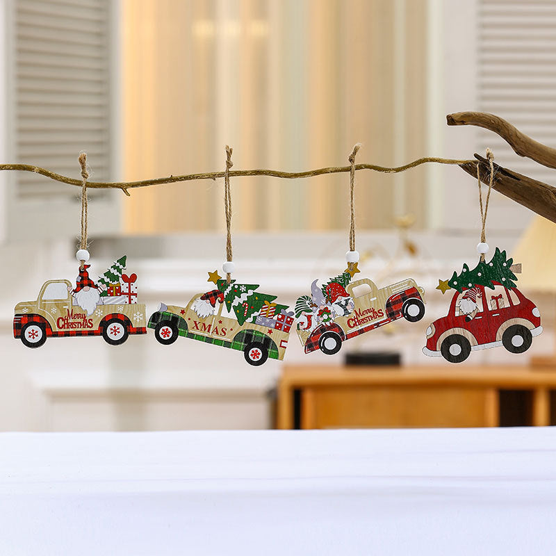 Holz Urlaub Lastwagen Ornamente Karnz