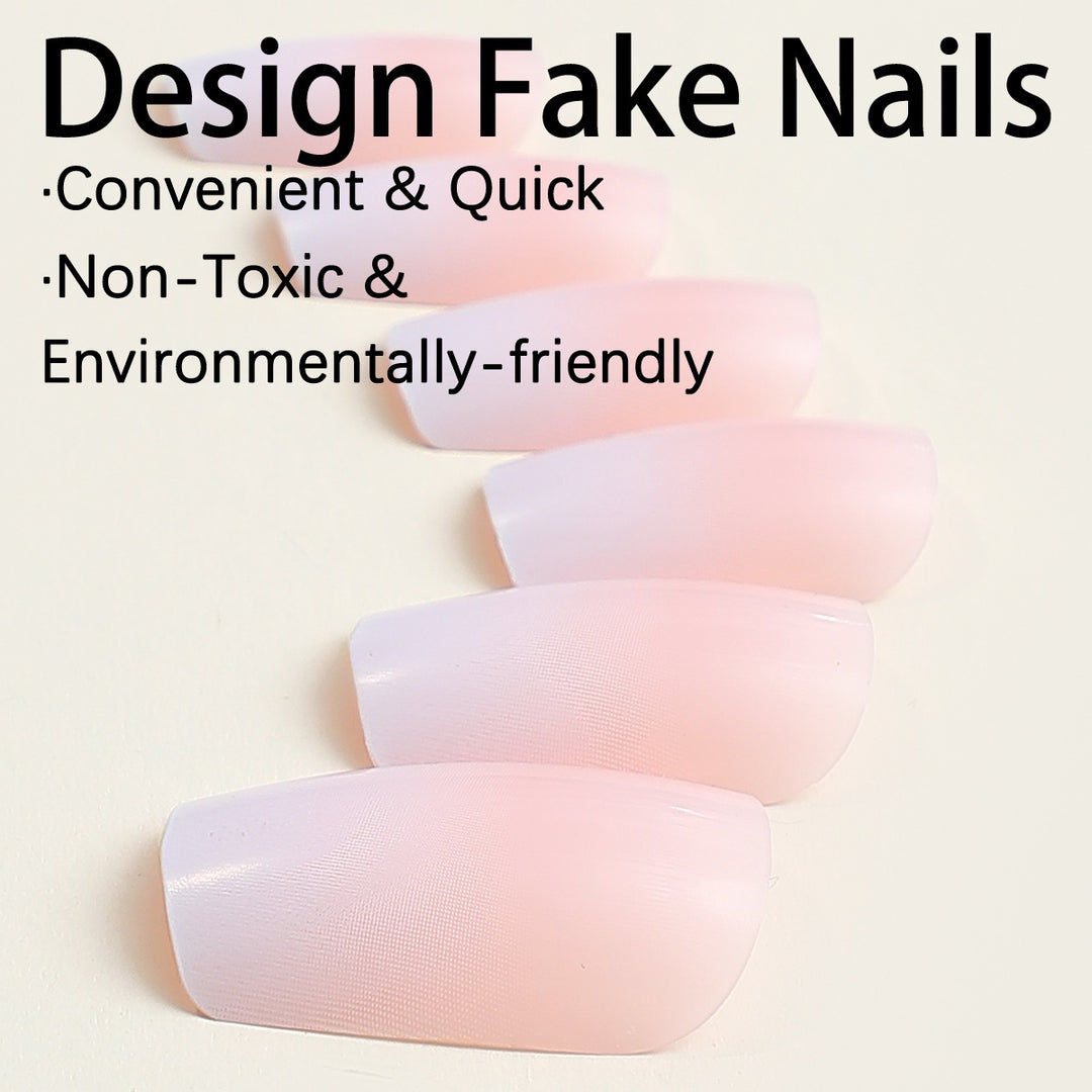 Kunstnagelset mit stylischen Ombre-Effekten und pflegeleichten Designs Karnz