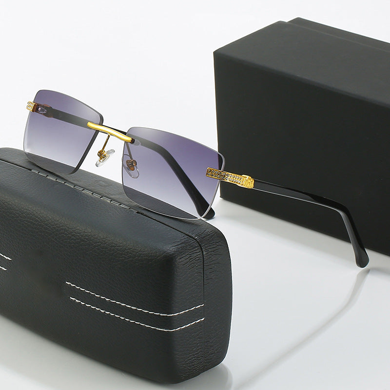 Damen elegante Sonnenbrille mit stilvollem Metallrahmen Karnz