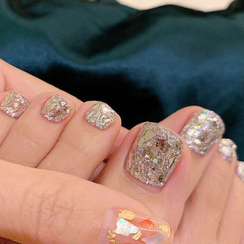 Premium Glitzernde Press-On Nagelkunst Set Karnz