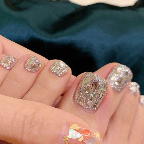Premium Glitzernde Press-On Nagelkunst Set Karnz
