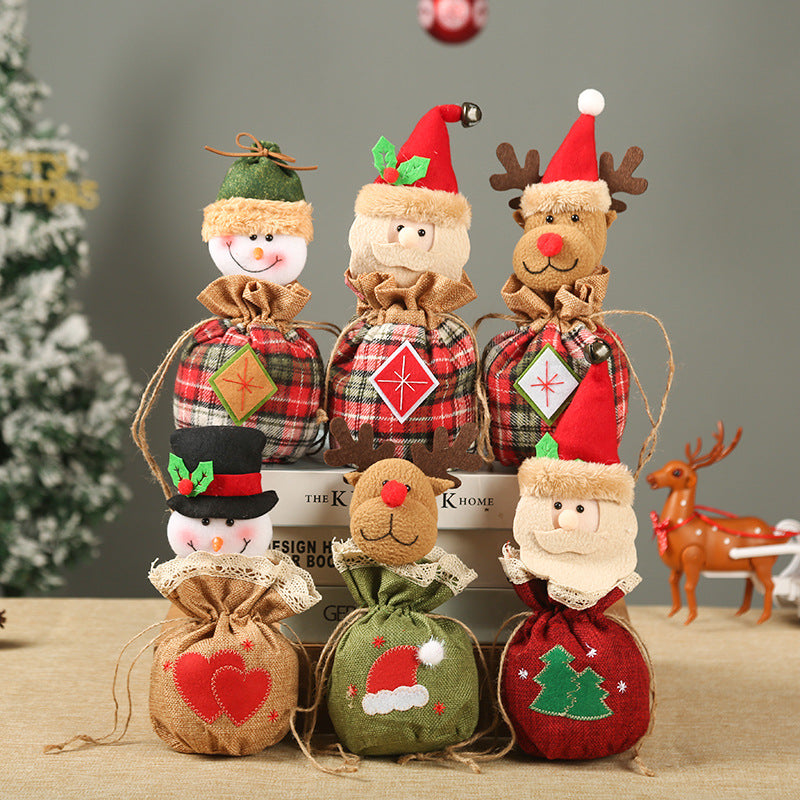 Niedlicher Weihnachtsgeschenkesack im Rentier-Design Karnz