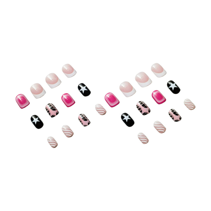 Trendige Gel-Nagelkunst-Set