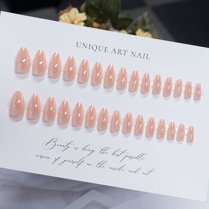 Glänzende Stiletto Druck-Nägel