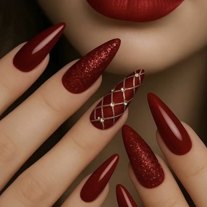 Glamorous Stiletto Nagelkunst Kits Karnz