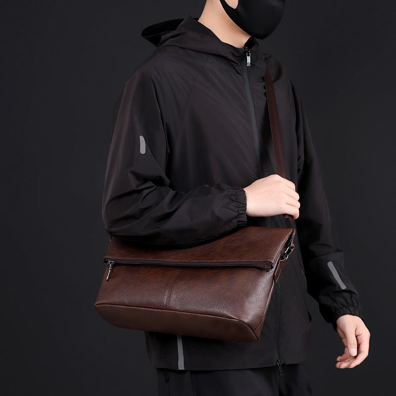 Premium Leder Umhängetasche