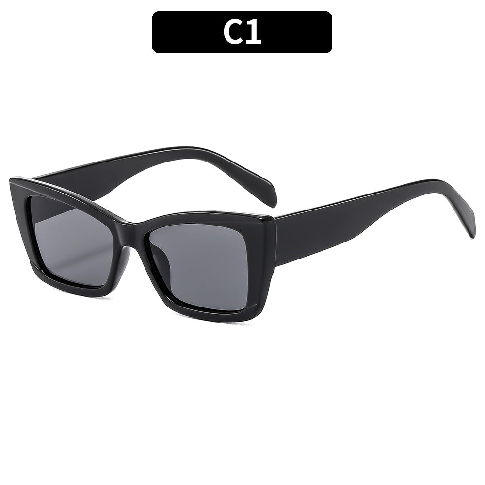 Modische, kantige Sonnenbrille