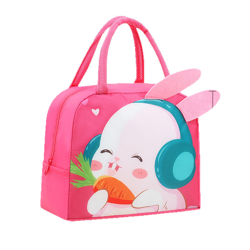 Spaß Kaninchen-Themen Isolierte Lunch Tasche Karnz