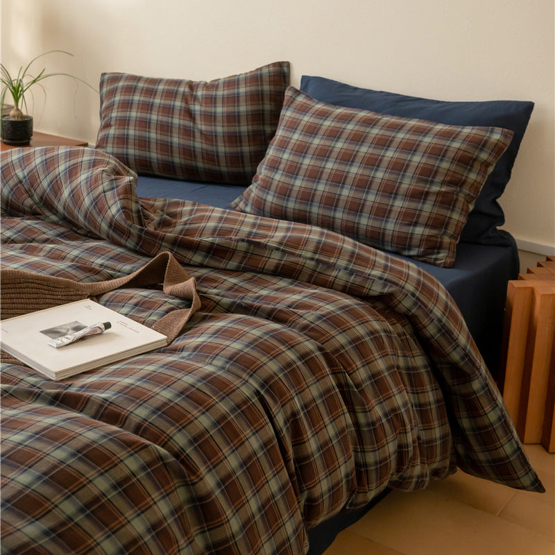 Gemütliches Flanell Bettüberwurf Set