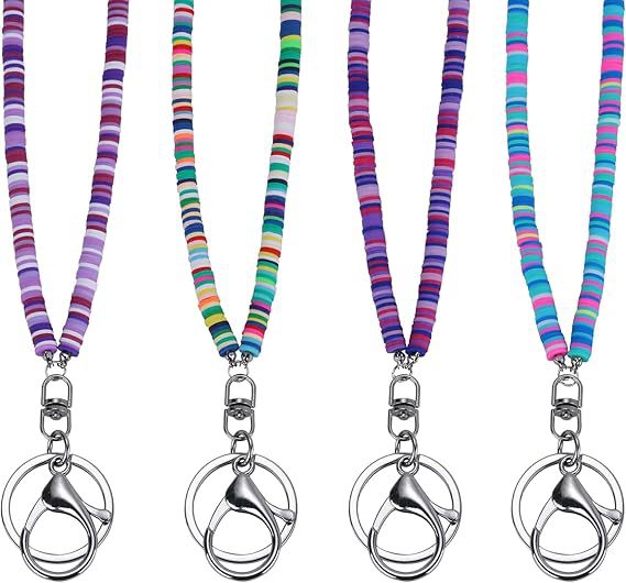 Bunte Perlen ID Badge Halter Lanyard Karnz