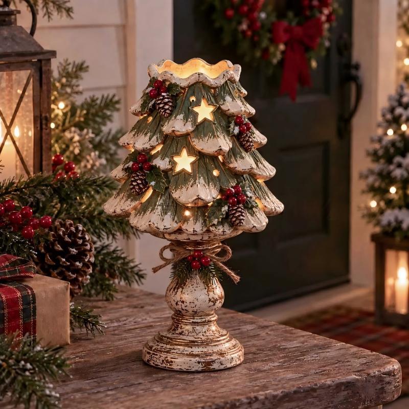 Dekorative Nussknacker-Tischlampe Karnz