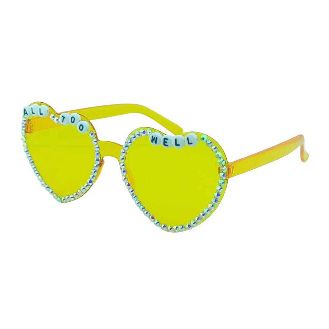 Herzförmige Modesonnenbrille Karnz