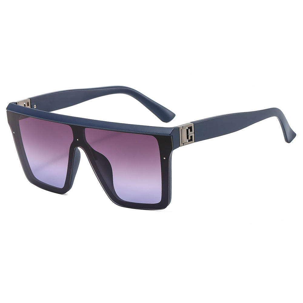Damen oversized Sonnenbrille im trendigen Stil mit breiter Rahmenkonstruktion Karnz
