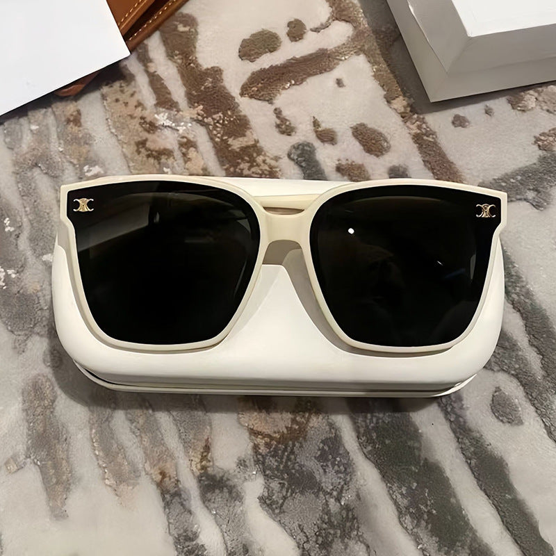 Damen modische quadratische Sonnenbrille mit hochwertigen, farbwechselnden Gläsern Karnz