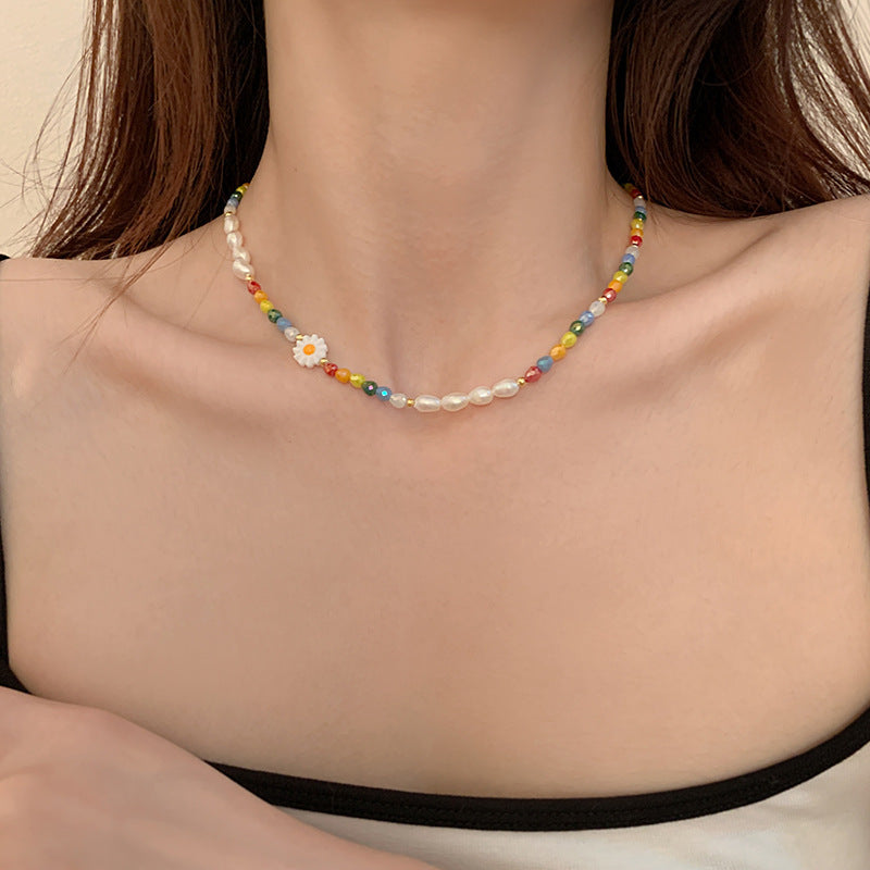 Elegante Perlenkette Karnz